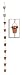 Astonica 80600018 Copper 10 Cup Rain Cups 6 ft