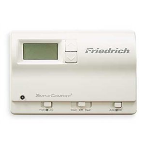 Friedrich Electronic Digital Single Stage 2 Speed Fan Wall Mounted Thermostat