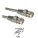 100ft GRAY Category 5e Cat5e Molded Snagless Ethernet Network Patch Cable Cord for Internet Router S