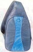 Nintendo WII Sling Bag - Gray & Blue Carry Pak