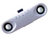 Impecca 4 Watt Multimedia Speaker & FM Tuner, SD & MMC Player with USB Interface, Supports MP3 / WMA