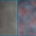 Interfit Photographic Master Collapsible Disc Double Sided Panel Background, Rome, Blended Grays / Genoa, Blended Blue & Red, 1.5 m x 2 m (59