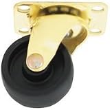 Mintcraft JC-B02 ZINC PLATE CASTER 1-1/4 BLACK PK/4