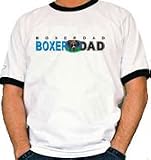 Fawn Boxer Dad Adult Ringer T-Shirt