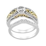 1/10 Ct Tw Wedding Band 14K White Gold Part Of Set