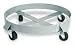 Industrial Grade 1XUZ9 Welded Steel Dolly, 55 Gal, Cap 1000 Lb