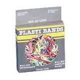 PlastiBands, Size 2 1/8, 200/BX, Assorted Colors (BAUSF5000) Category: Rubber Bands