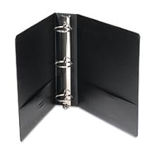 Wilson Jones 368 Line Basic Round Ring Binder, 2-Inch Capacity, 8.5 x 11 Inch Sheet Size, Black, 12 Binders (1 Case) (W368-44NB)
