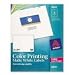 Avery Laser Labels for Color Printing, 3 x 3-3/4, White, 150/Pack