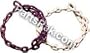 Poly Coated Anchor Chain White