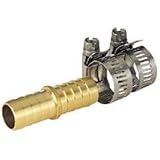 Brass Hose Mender with Clamp, 1/2