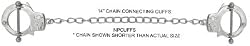 NIPPLE SHIELD CUFFS W/CONNECTING CHAIN