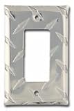 Diamond Polished Aluminum Single GFI Cover