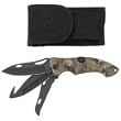 Maxam 3 Blade Lockback Knife with Sheath