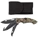 Maxam 3 Blade Lockback Knife with Sheath