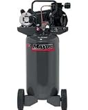 Cast Iron Single Stage Air Compressor - 26 Gal Vertical 120/240 Volt