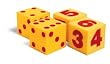 GIANT SOFT CUBES DOT 2/PK 5 SQUARE
