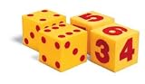 GIANT SOFT CUBES NUMERAL 2/PK 5