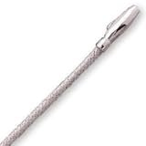 Sterling Silver Hollow Basket Weave Chain - Length 16