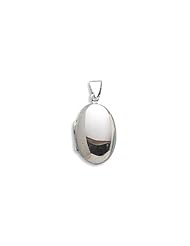 Genuine Elegante Locket. Small Oval Polished Locket. 100% Satisfaction Guaranteed.