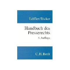 Handbuch des Presserechts
