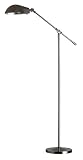 Energy Saving Gun Metal Finish Pharmacy Floor Lamp w/Bulb