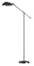 Energy Saving Gun Metal Finish Pharmacy Floor Lamp w/Bulb