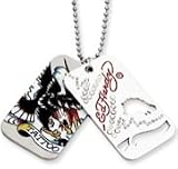 Ed Hardy Dog Tag 2-Piece Tattoo EHF100