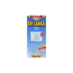 B&B Sri Lanka 1:500 000. Road Map. Laminierte Stra�enkarte.