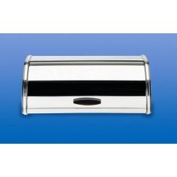 Roll Top Bread Box - Stainless Steel (Brilliant Steel) (6.75H x 17.5W x 10.25D) by 