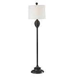 Hunter Lighting 31134VRT Verde Bronze St. Maarten Contemporary / Modern Floor Lamp from the St. Maarten Collection