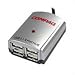 Electronics : Silver USB 4 Port Hub