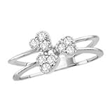 10 kt. White Gold, 1/4 ct. tw. Diamond Promise Ring