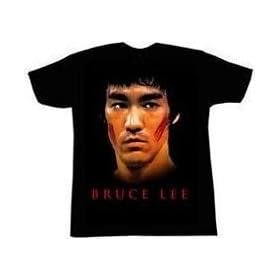 BRUCE LEE - Blood - Black T-Shirt