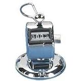 Tally Counter With Base, Silver, Sold as 1 each