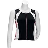 Tail Tennis Pink Com Colorblock Zipper Tank (COLOR: Nav/Pnk, SIZE:Small)