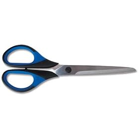 SureSafe Scissors with Rubber-cushioned Comfort Grip 180mm Ref JZ04
