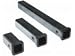 2898 Hidden Trailer Receiver Hitch Unpainted Fabrication Combo Bar - 18 inch Combo Bar with 2 inch Square