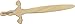 Wooden Play Dagger - Made in USA