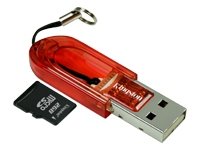 Kingston FCR MRR SDC 2GB MicroSD Reader with 2GB microSD Card