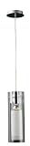 ET2 Lighting E22000-10 Frost Mini Pendant Light, Chrome