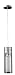 ET2 Lighting E22000-10 Frost Mini Pendant Light, Chrome