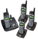 AT&T E5945 5.8 GHz 4 Handset Answering System with Caller ID (Black)