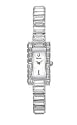 Bulova Women's Swarovski Crystal Bracelet Watch #96T54