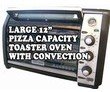 Black & Decker CTO100 Countertop Convection Oven Toaster Oven Combo w 12 inch Pizza Capacity