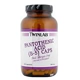 Twinlab Pantothenic Acid (B-5) 500mg, 200 caps( Double Pack)