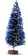 Dollhouse Miniature 4 in Tall Sisal Tree with Snow