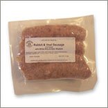 Rabbit & Veal Sausages with White Wine and Dijon Mustard by Chateau Royal