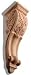 26-1/2"h X 8-1/2"w X 7-3/8"d - Extra Large Cherry Wood Corbel