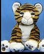 15" Precious Orange Baby Tiger Make Your Own *NO SEW* Stuffed Animal Kit w/T-shirt